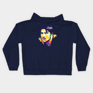 Josh Allen on WPAP art #1 Kids Hoodie